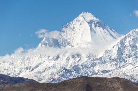 Dhaulagiri Mountain, the 7th highest mountain in the world. 